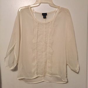 Cream colored blouse