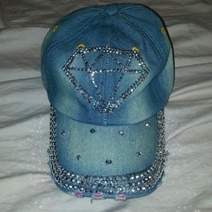 Sold on other site.. diamond lite denim cap