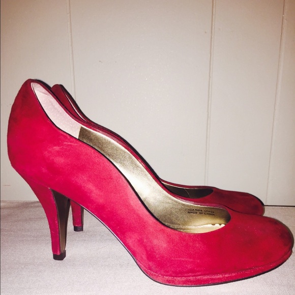 Tahari Red Colette Heels