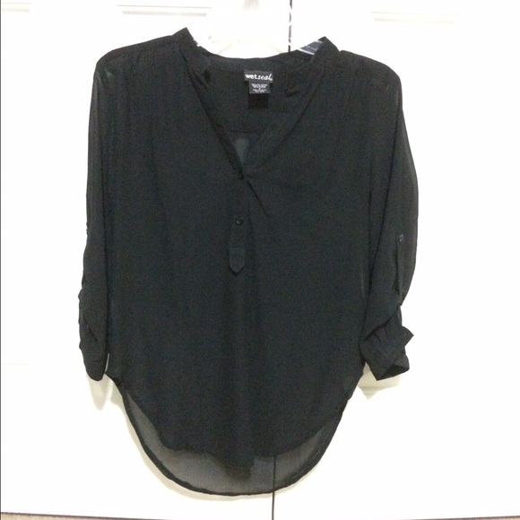 Sheer Black Shirt