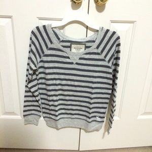 Stripped Light and Dark Grey Long Sleeve