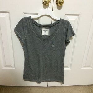 Dark Grey V-Neck