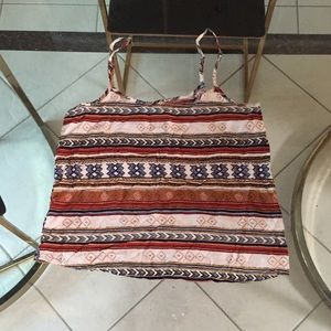 Tribal crop top