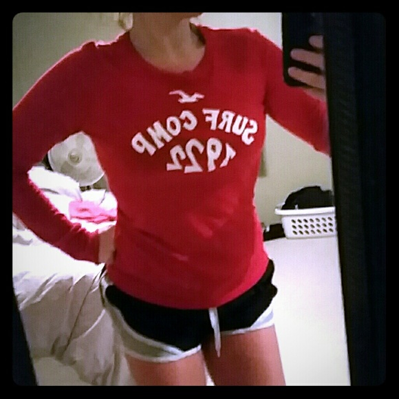 Women's large long sleeve Hollister shirt