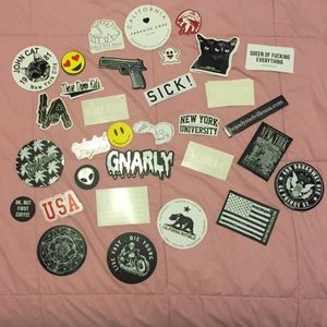 RANDOM BRANDY MELVILLE STICKER BUNDLE😮