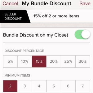 Bundle and get 15% off! 😊❤️