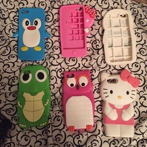 Bundle of iPhone 5 phone cases