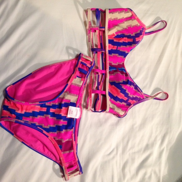 Two piece bikini, size medium, only worn once.