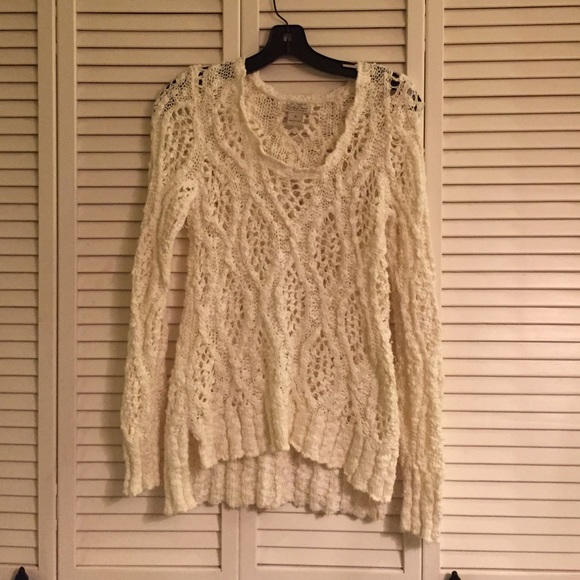 Lucky Brand Sweaters - Lucky Brand white knit sweater