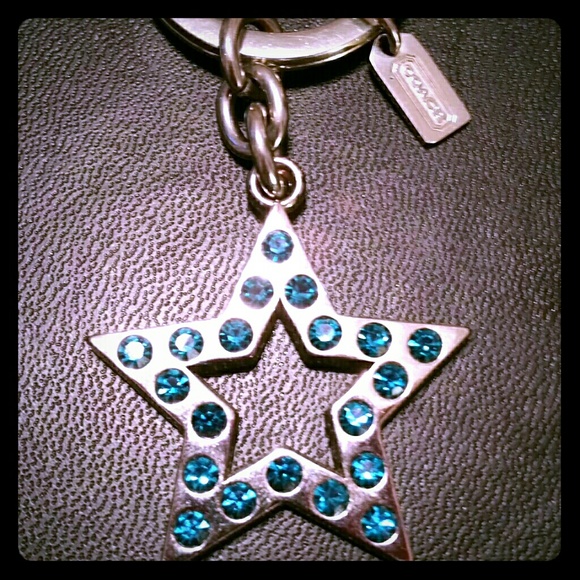 Coach Star Keychain