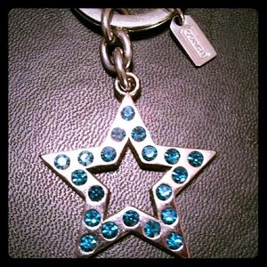 Coach Star Keychain
