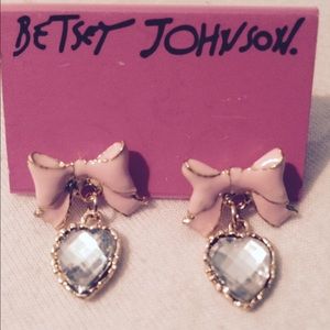 2 pairs of Betsey Johnson earrings!!
