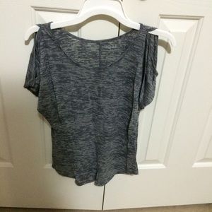 Off the Shoulder Grey Top