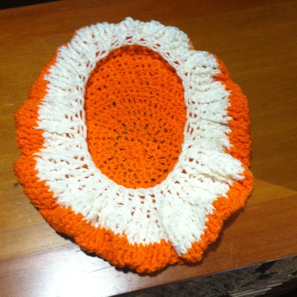 Accessories - Orange-creamsicle crocheted hat Accessories - Orange-creamsicle crocheted hat