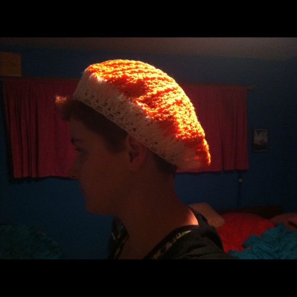 Accessories - Orange-creamsicle crocheted hat Accessories - Orange-creamsicle crocheted hat