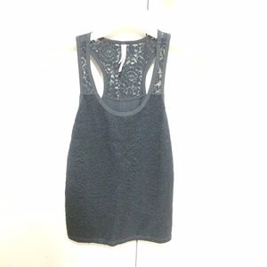 Grey Laced Tank