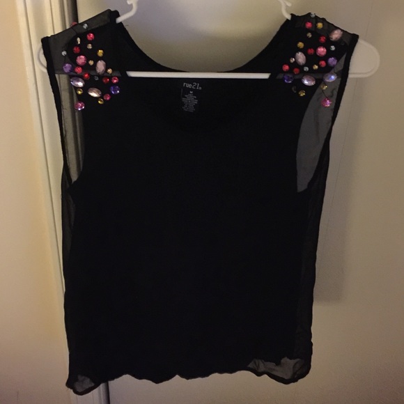 Dazzled tank top
