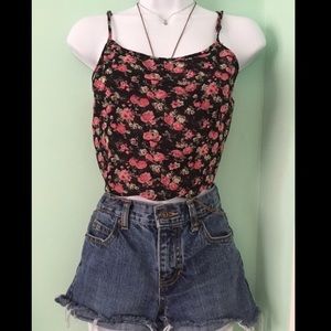 ❌SOLD❌Forever 21 floral crop top