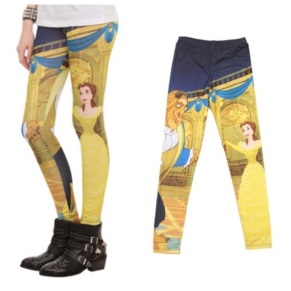 Beauty and the Beast leggings :)