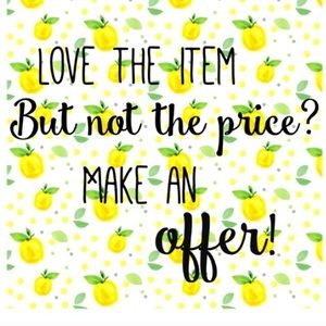 Always willing to negotiate! 😊