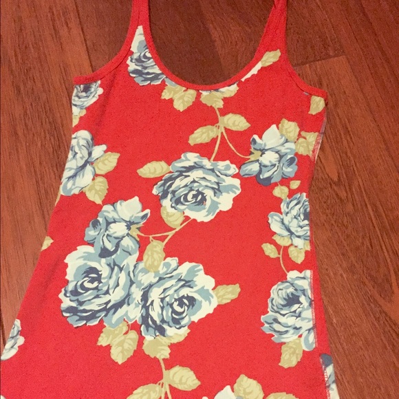 Abercrombie flowery tank top