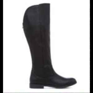 Black boots from shoe dazzle . Size 7 worn once .