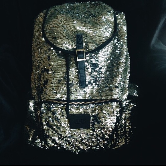 Victoria's Secret PINK glitter backpack