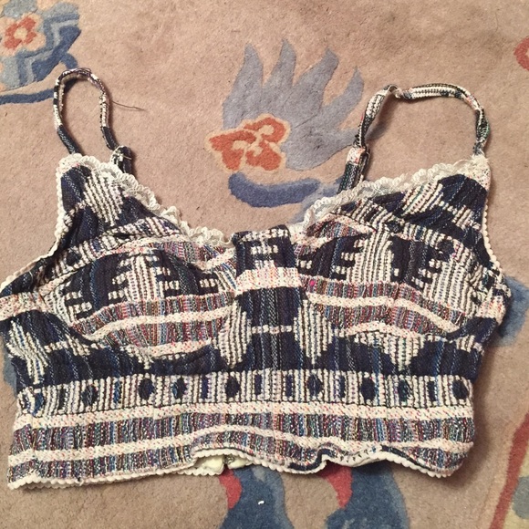 Tobi Tops - Tobi Tribal Lace Bralette