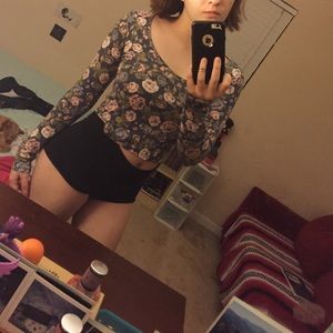 Floral crop top