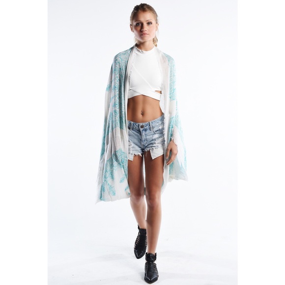 "Autumn Song" Cocoon Kimono Scarf - Picture 3 of 4