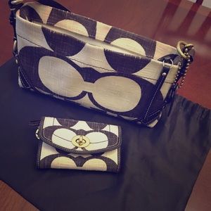 Coach Purse & Matching Wallet