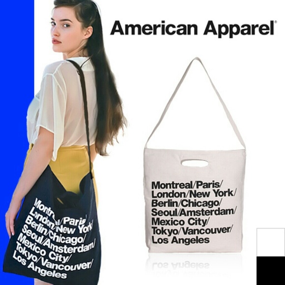 American apparel canvas bag