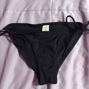 Black bathing suit bottoms