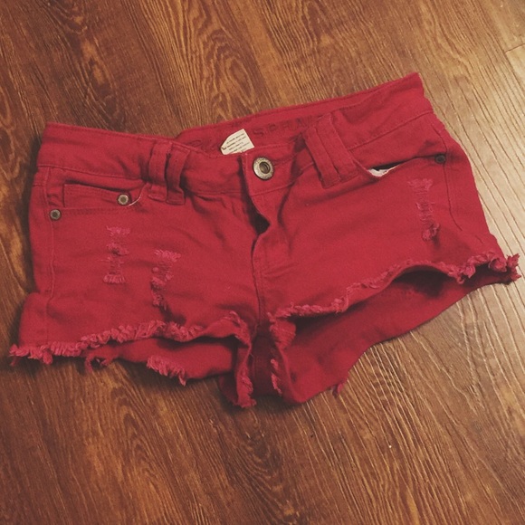 Maroon shorts
