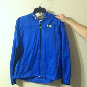 Fila, nylon zip up jacket