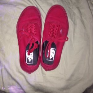 Red vans❤️❤️❤️