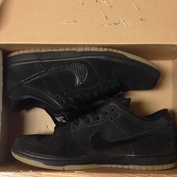 Nike SB dunks black/brown Size 8.5 in men