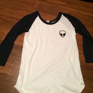 Brandy Melville Alien Patch top