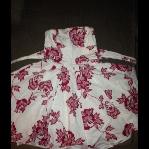 Hawaiian strapless Dress