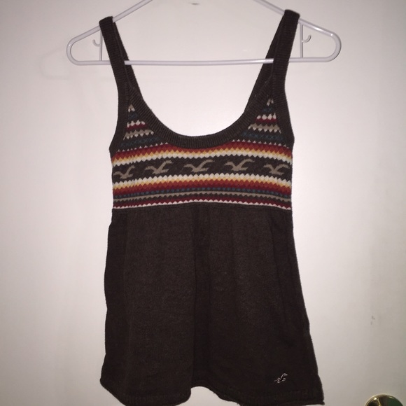 Brown hollister tank top - Picture 1 of 2