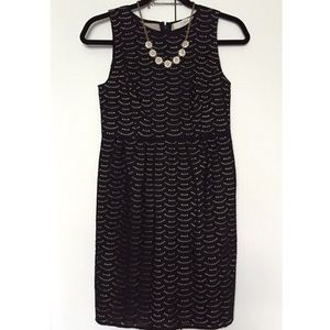 Black Eyelet Cocktail Dress