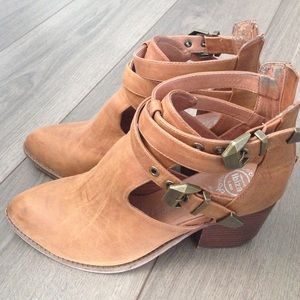 Jeffrey Campbell cutout booties