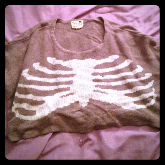 LA Hearts knit crop sweater