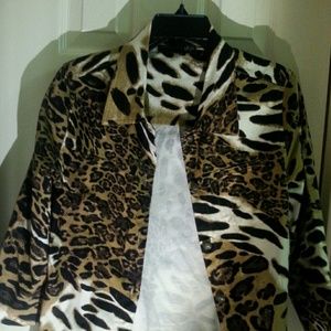 LEOPARD  BLAZER