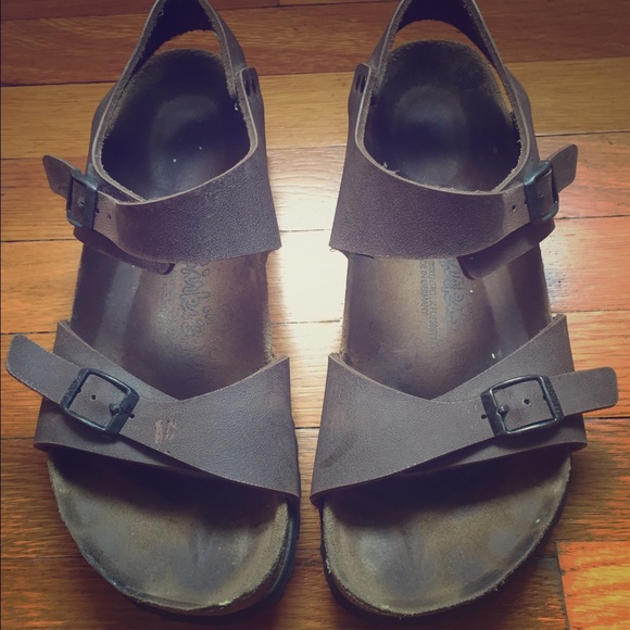 Birkenstock Brown Leather Sandals