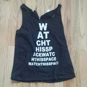 H&M Black Mesh Tank Top