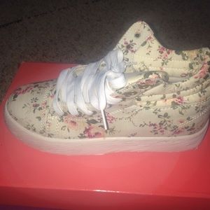 Floral sneakers