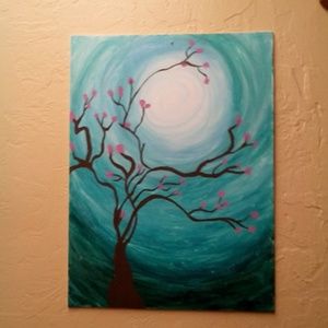 Painting of cherry blossoms