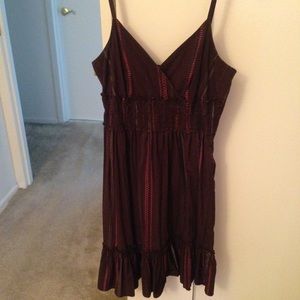 Brown patterned sundress