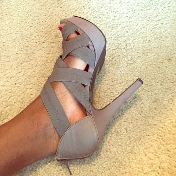 Grey heels